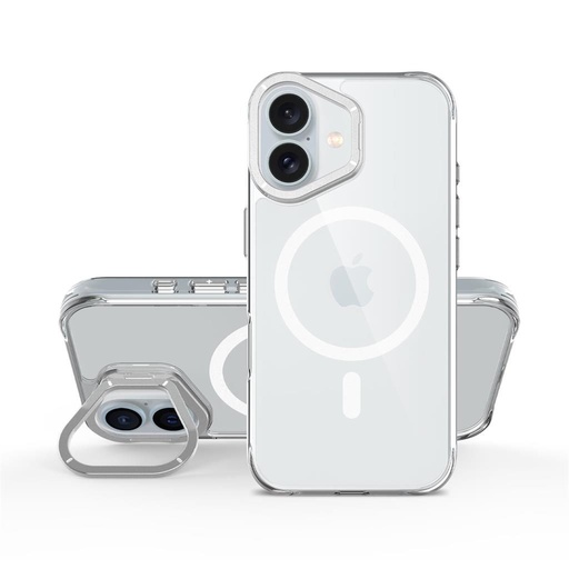Apple iPhone 16 TOKO Apex capsule magsafe zadný kryt (Strieborný)