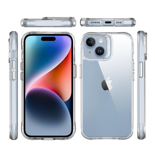 Apple iPhone 15 TOKO Pure zadný kryt (Priehľadný)