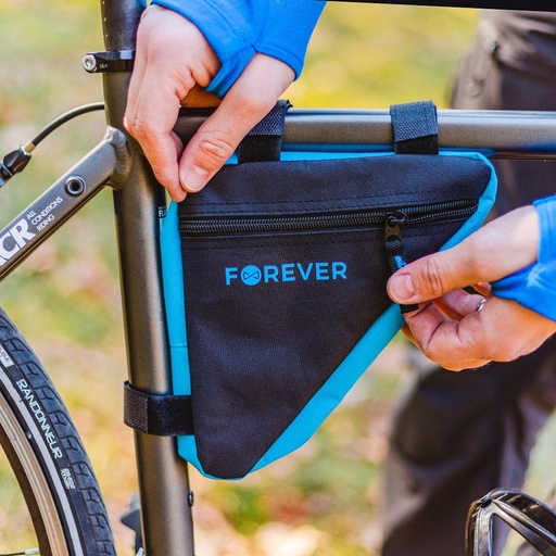 Forever Outdoor FB-100 bicykel taška na rám (Čierno-modrý)