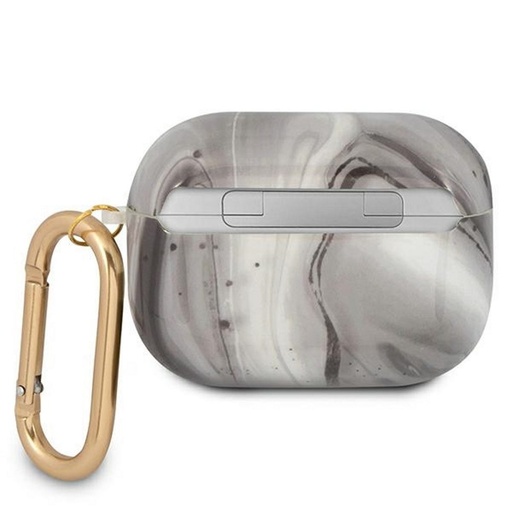 AirPods Pro Guess Marble puzdro (Čierny) - GUAPUNMK