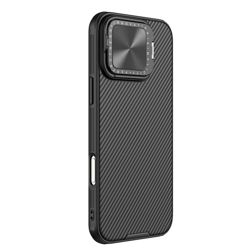 Apple iPhone 16 Pro Max Nillkin Camshield Prop zadný kryt (Čierny)