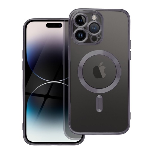 Apple iPhone 17 Pro Max electro mag magsafe zadný kryt (Čierny)
