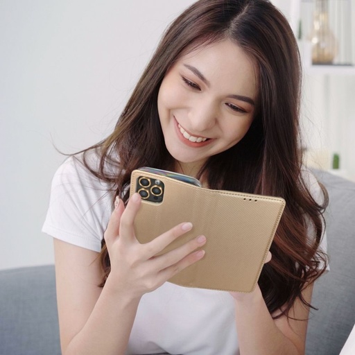 Samsung Galaxy A17 5G Smart book otváracie puzdro (Zlatý)