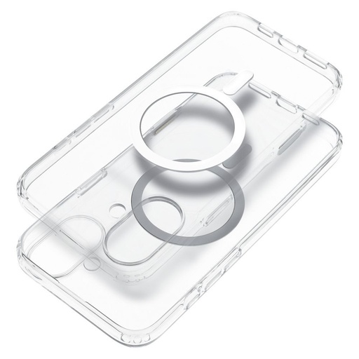Apple iPhone 16 2 mm tenký silikónový MagSafe zadný kryt (Priehľadný)