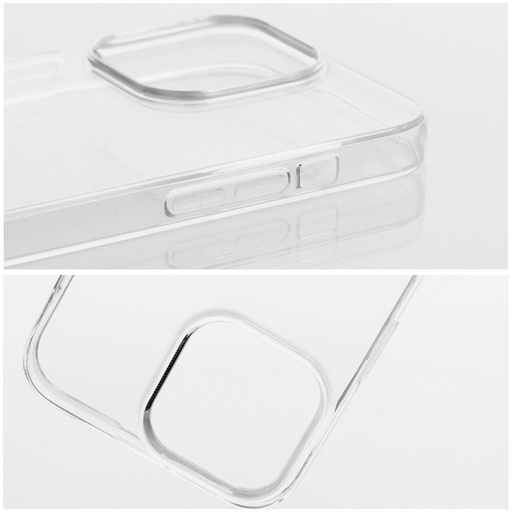 Apple iPhone 15 Pro 2 mm tenký silikónový MagSafe zadný kryt (Priehľadný)
