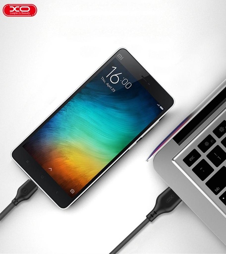 XO NB103 USB – USB-C kábel (Čierny) - 1,0 m - 2.1A