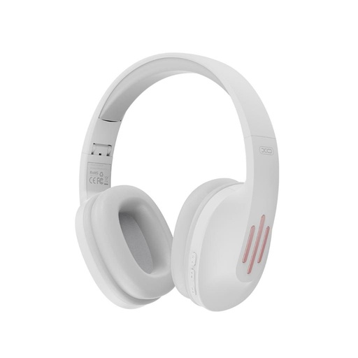 XO BE39 skladací Bluetooth headset (Biely)