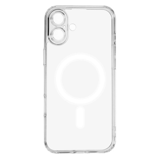 Apple iPhone 16 Anti shock MagSafe 1,5mm s ochranou kamery zadný kryt (Priehľadný)