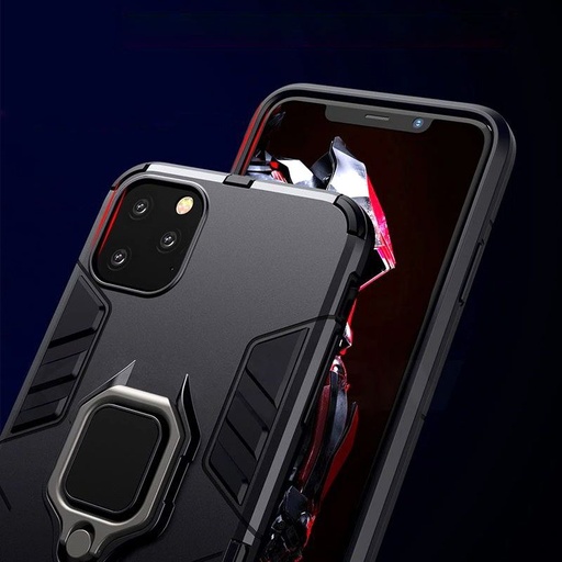 Apple iPhone 7/ 8/ SE 2020/ SE 2022 ring armor odolný proti nárazu zadný kryt, čierny