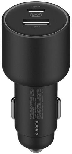 Xiaomi BHR6814GL do auta nabíjačka 67W USB-A + USB-C (Čierny)