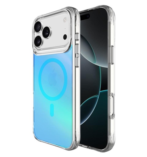 Apple iPhone 17 Pro Max TOKO Pure rainbow magsafe zadný kryt (Modrý)