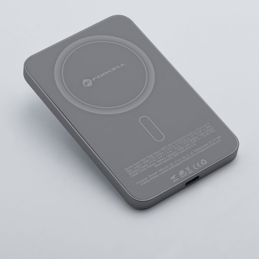 Forcell F-Energy SuperSlim F5K8 MagSafe power bank 15W 5000 mAh (Čierny)