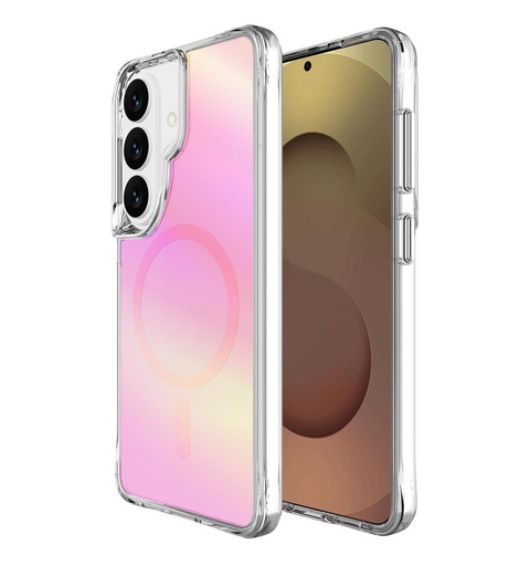 Samsung Galaxy S26 Plus TOKO Pure rainbow MagSafe zadný kryt (Ružový)