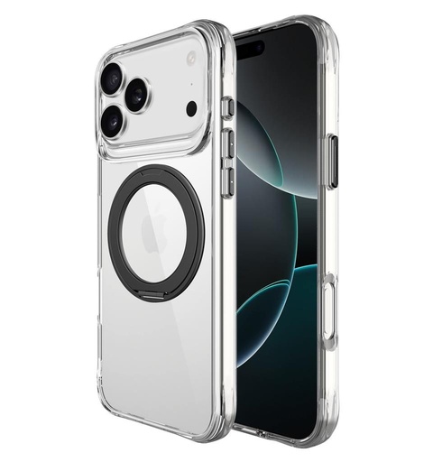 Apple iPhone 17 Pro Max TOKO Pure MagSafe 360 ring zadný kryt (Čierny)