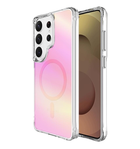 Samsung Galaxy S26 Ultra TOKO Pure rainbow MagSafe zadný kryt (Ružový)