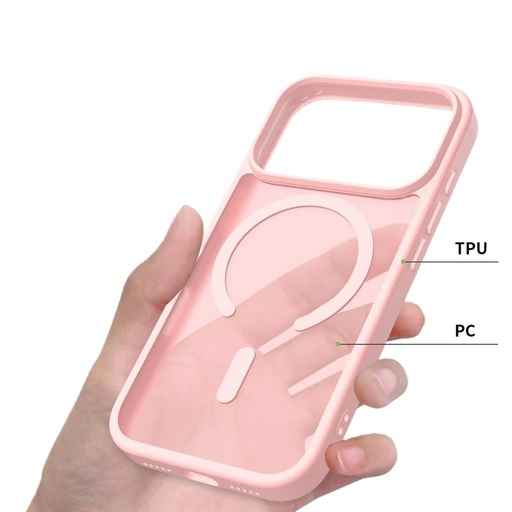 Apple iPhone 17 Pro Roar Haptic Button Matte MagSafe zadný kryt (Ružový)