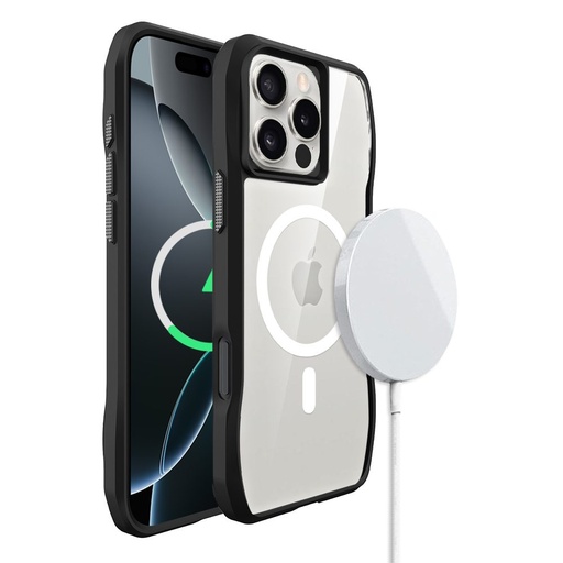 Apple iPhone 16 ROAR Slim Defender MagSafe zadný kryt (Čierny)