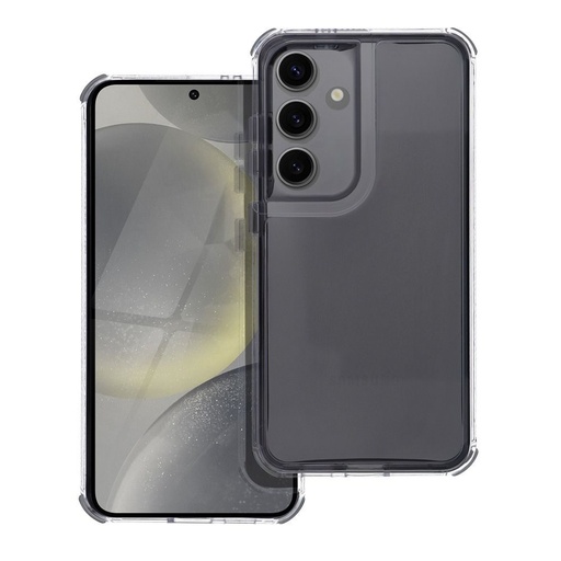 Samsung Galaxy A57 5G Matrix Priehľadný zadný kryt (Čierny)