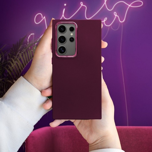 Samsung Galaxy S26 Frame silikónový zadný kryt (Fialový)