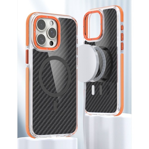 Xiaomi Redmi Note 15 Pro 5G Fiber MagSafe zadný kryt (Oranžový)