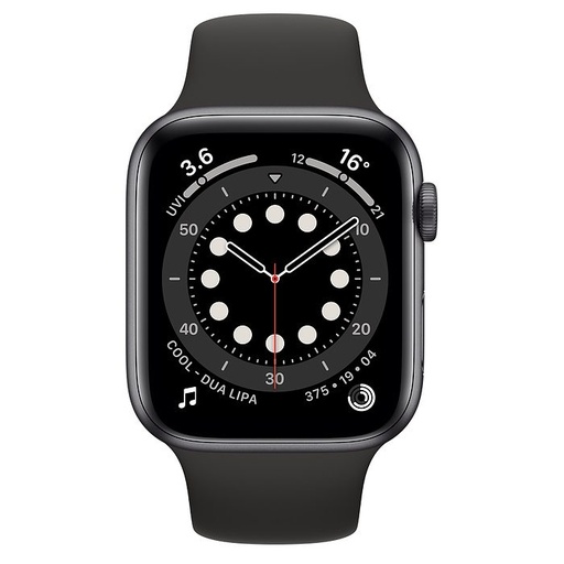 Apple watch Series 6 44mm, astrálna sivá