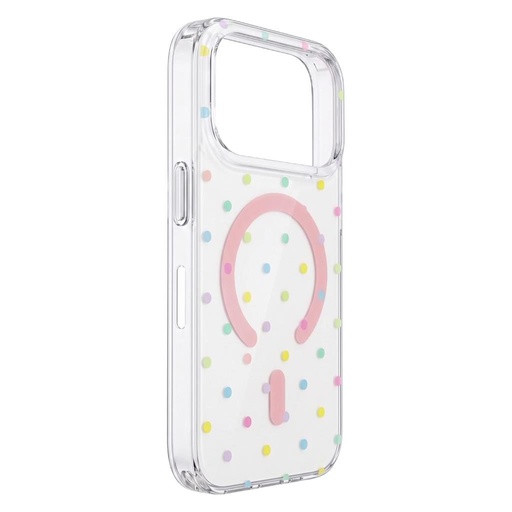 Apple iPhone 17 Pro / Apple iPhone 18 Pro Bubble Dots MagSafe zadný kryt (Biely)