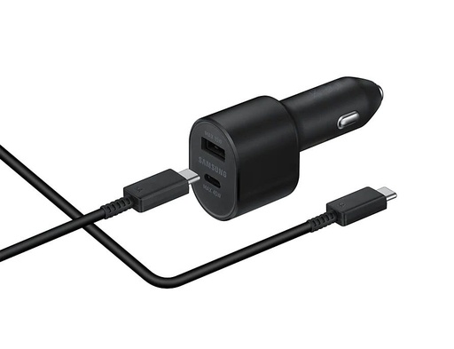 Samsung do auta nabíjačka 60W USB-C / USB-A USB-C s káblom (Čierny)