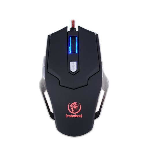 Rebeltec FALCON gaming myš, optický, 2400 dpi, 1,8M dĺžka kábla, 6 s tlačidlami