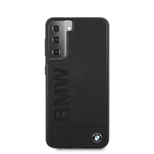 Samsung Galaxy S21 BMW faceplate prémiový zadný kryt, čierny - BMHCS21SSLLBK