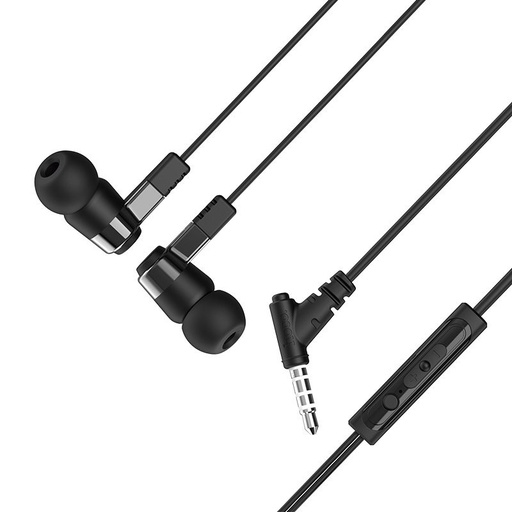 Hoco M52 headset (jack 3,5mm) s mikrofónom, čierny