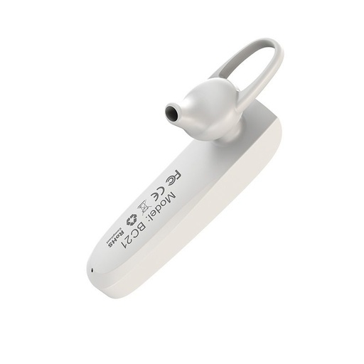 Borofone BC21 bluetooth headset, BT V4.2, biely