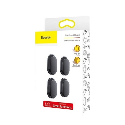 Baseus ACGGBK-01 , do auta vešiak, úložný priestor 4db, čierny