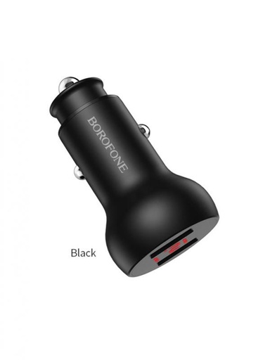 Borofone BZ9A do auta nabíjačka (2xUSB port), LED indikátor stavu, 5V 3,1A, čierny