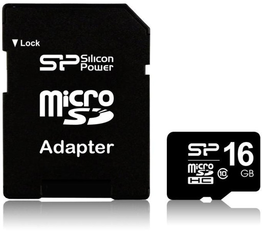 Silicon Power microSDHC + adaptér 16GB class10 pamäťová karta