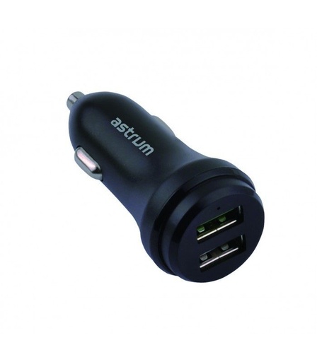 Astrum CC300 do auta nabíjačka (2xUSB port), QC 3.0, čierny