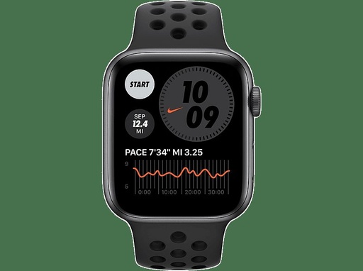 Apple watch Series 6 Nike 44mm, astrálna sivá
