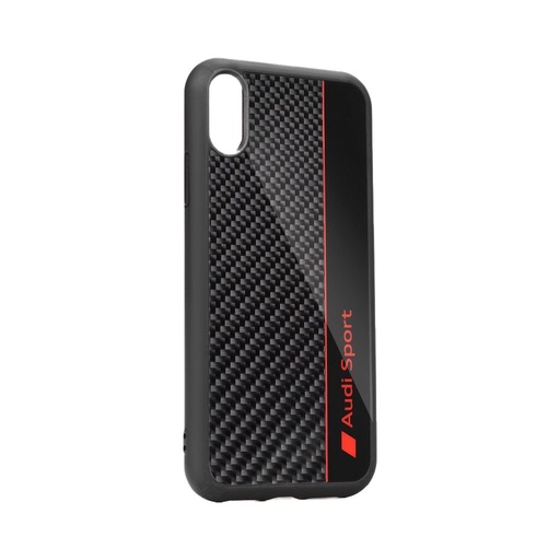 Apple iPhone 7/ 8/ SE 2020/ SE 2022 AUDI carbon fibre prémiový zadný kryt (Čierny) - AUS-TPUPCIP8-R8/D1-BK