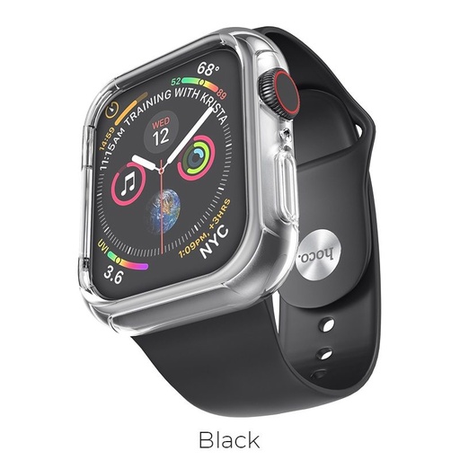 Hoco Apple Watch Series1/2/3/4/5(42/44mm) WB09 Ice crystal TPU remienok, Čierny