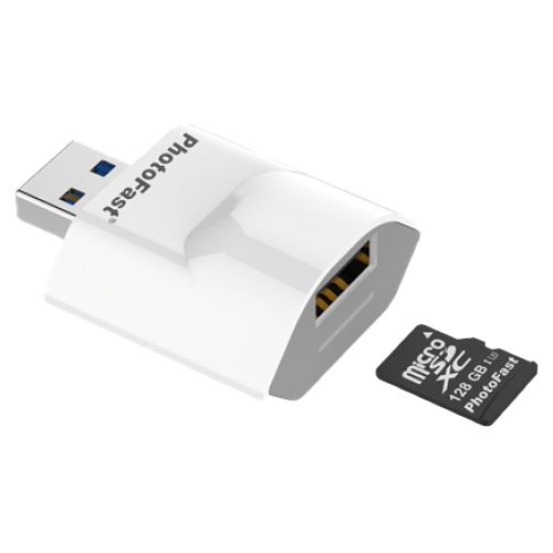 Photofast iOS microSD rozšíriteľný Photocube smart záchrana dát, Biely