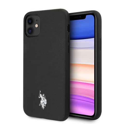 Apple iPhone 11 U.S. POLO prémiový zadný kryt (Čierny) - USHCN61PUBK