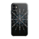 Apple iPhone 11 Winter szilikon hátlap tok (Snowflake (Átlátszó))