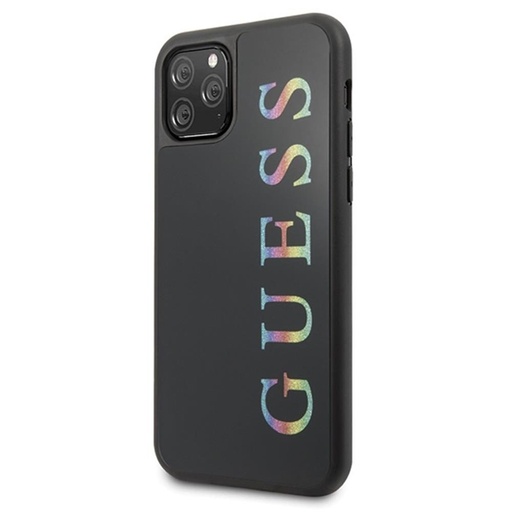 Apple iPhone 11 Pro GUESS iridescent prémiový zadný kryt (Čierny - GUHCN58LGMLBK)