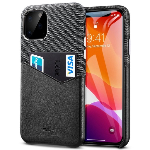 Apple iPhone 11 ESR metro wallet zadný kryt (Čierny)