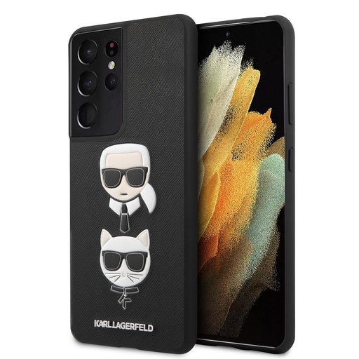 Samsung Galaxy S21 Ultra Karl Lagerfeld Original puzdro (Čierny) – KLHCS21LSAKICKCBK
