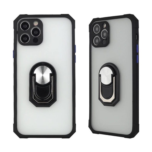 Apple iPhone 12 defender bumper ring zadný kryt (Čierny)