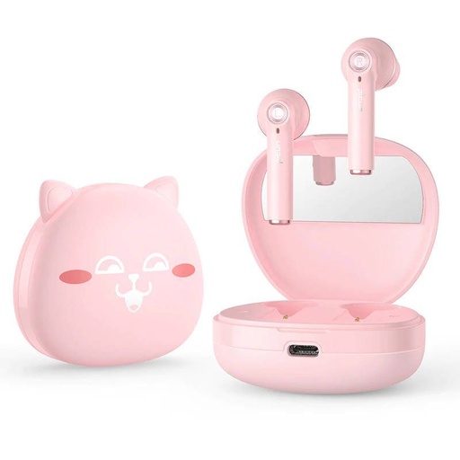 Picun HI CAT bezdrôtový headset, BT 5.0, ružový