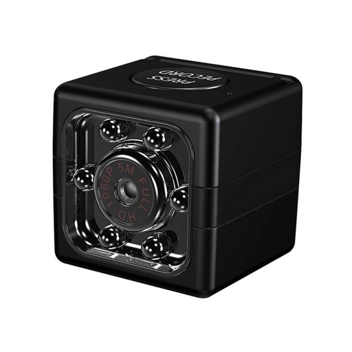Mini Webcam / Spy Camera webkamera, FullHD 1080p 30fps, Windows, Linux, MacOS kompatibilný, USB, FX01, čierny