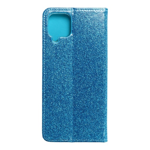 Samsung Galaxy A12 Forcell Shining knižkové puzdro, (Svetlomodrý)