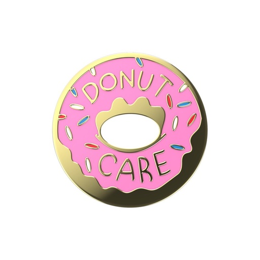 Enamel Donut pop socket, ružový