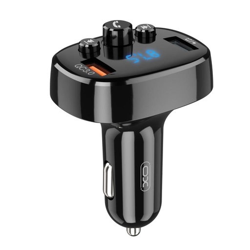 XO BCC03 FM transmitter, dual-port, 18W, čierny